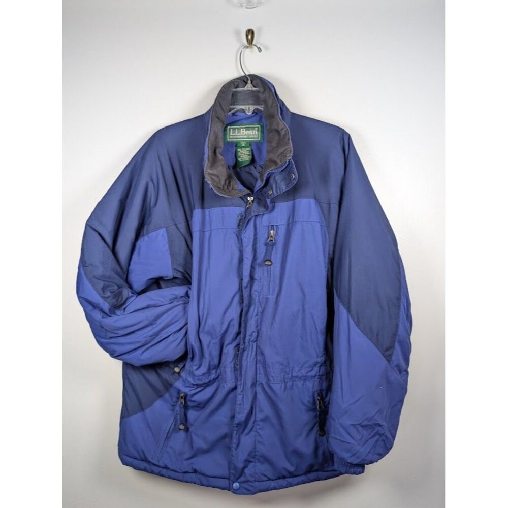 LL Bean Coat Men Size Medium Primaloft Ski Parka Outdoor‎ Snowboard Warm